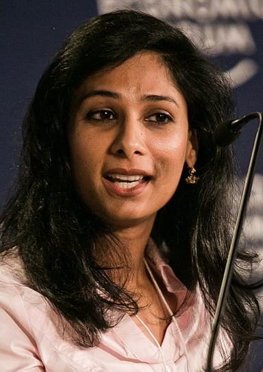 What is Gita Gopinath's current position at the International Monetary Fund (IMF)?