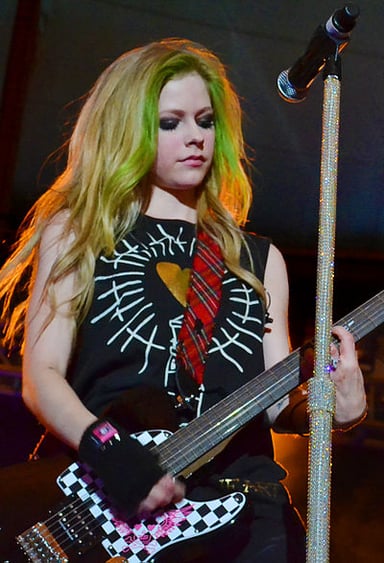 Which of the following fields of work was Avril Lavigne active in?