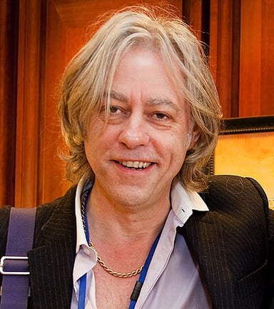 In which year was Geldof granted an honorary knighthood?