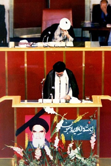 In which year did Ali Khamenei become the Supreme Leader of Iran?