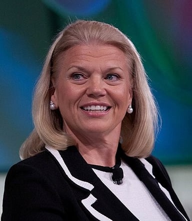 What was Ginni Rometty's position at IBM before becoming its CEO?