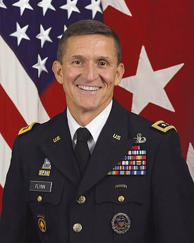 What is/was Michael Flynn's military rank?