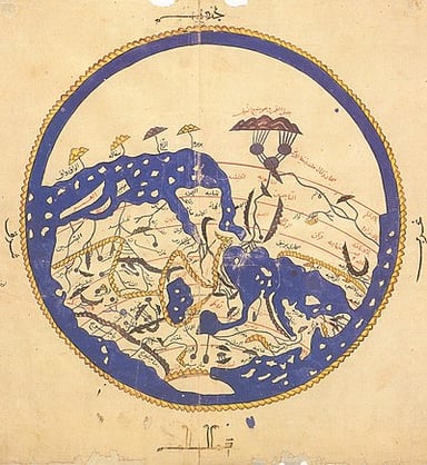 Which museum holds a reproduction of al-Idrisi's planisphere?
