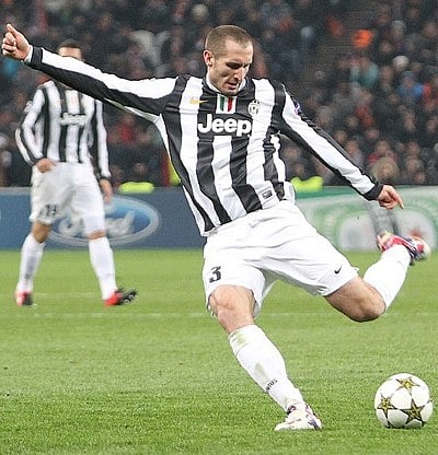 In which year did Giorgio Chiellini begin his professional football career?