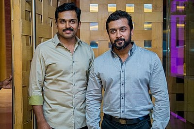 Who is Suriya's younger brother?