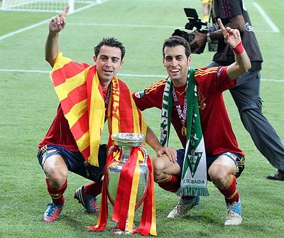 What position does Sergio Busquets primarily play?