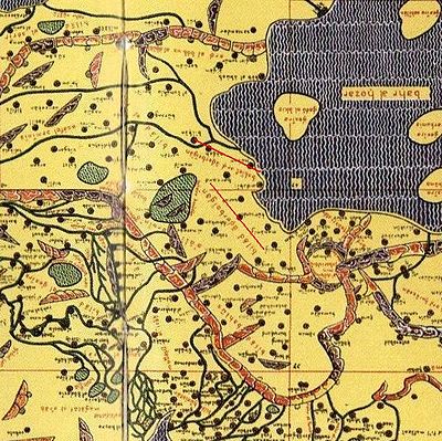 Which sea is detailed extensively in al-Idrisi's work?