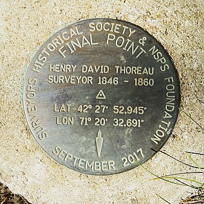 What is the city or country of Henry David Thoreau's birth?