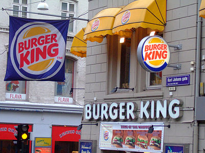 What is Burger King's signature product, introduced in 1957?