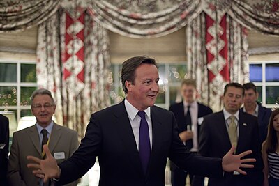 What significant events are related to David Cameron? [br] (Select 2 answers)