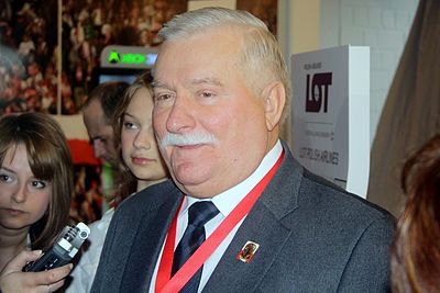 What was Lech Wałęsa's profession before he became a political figure?