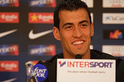 How many Copa del Rey titles has Sergio Busquets won with Barcelona?