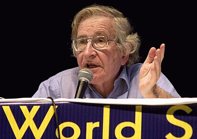 How old is Noam Chomsky?