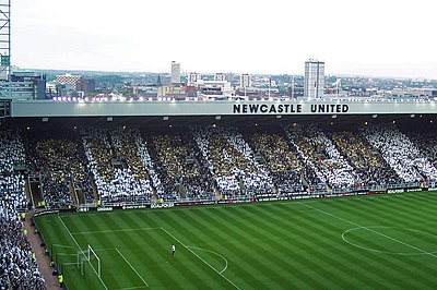 What do they call the stadium where Newcastle United F.C. play their home games?