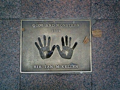 The hands of Sir Ian McKellen