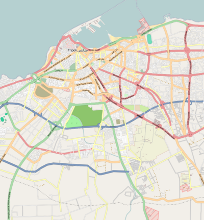 Location map Libya Tripoli