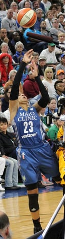 Maya Moore was the first female basketball player to sign with which brand?