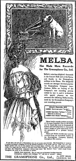 Where did Nellie Melba have a house built?