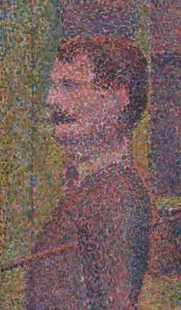 On what type of paper did Seurat prefer to do his drawings?