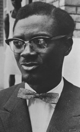 When did Patrice Lumumba serve as the first prime minister of the Democratic Republic of the Congo?