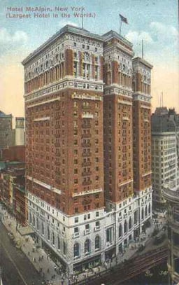 What company originally operated the Hotel McAlpin?