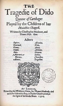 Which Elizabethan playwright is Christopher Marlowe believed to have greatly influenced?