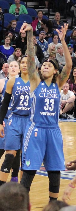 What jersey number did Augustus wear for the majority of her WNBA career?