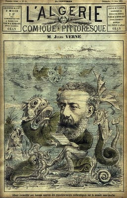 What are Jules Verne's most famous occupations?[br](Select 2 answers)
