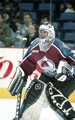 With which team did Patrick Roy end his playing career in the NHL?