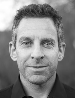 Which group of atheist thinkers is Sam Harris associated with?