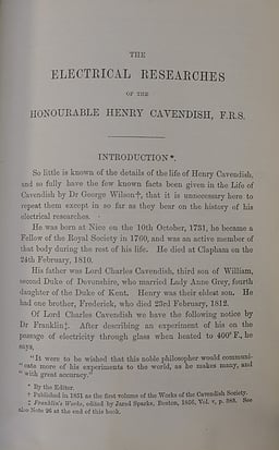 Did Antoine Lavoisier build upon Cavendish's work?