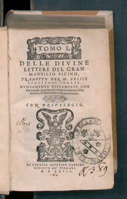 What was Marsilio Ficino's Latin name?