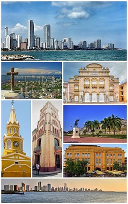 In which region of Colombia is Cartagena located?