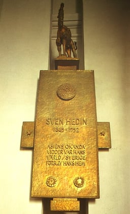 What nationality was Sven Hedin?