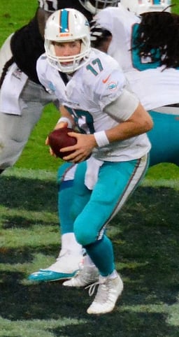Was Ryan Tannehill's primary starter for the Dolphins in his first seven seasons?
