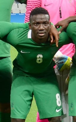 Against which team did Etebo score his first international goal?