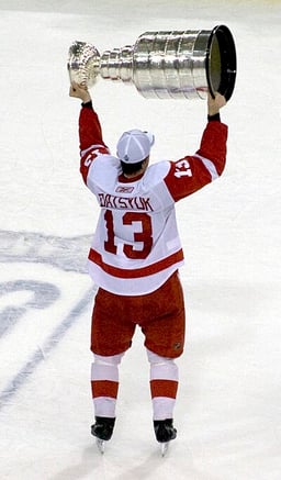 Which year did Datsyuk captain the Russian Olympic team?