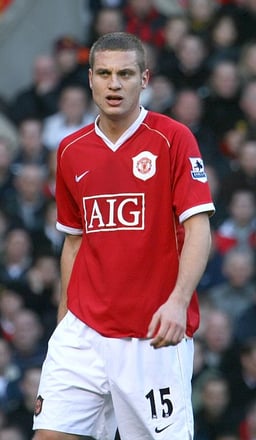 Which youth national team did Vidić play for?
