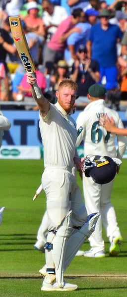 Who was Ben Stokes' coach when he set a new record for the total number of sixes hit in a Test career?