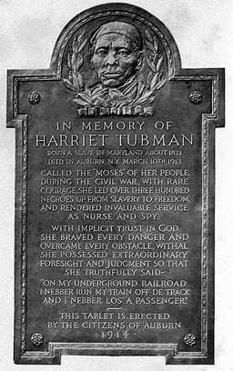 Where did Harriet Tubman retire after the Civil War?