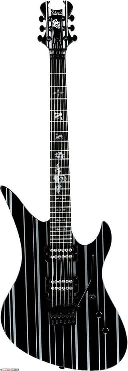 What type of guitar is Synyster Gates famous for playing?