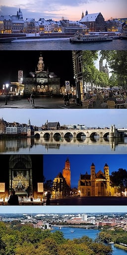 Which international metropolis is Maastricht a part of?