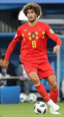 When did Fellaini retire from the Belgium national team?