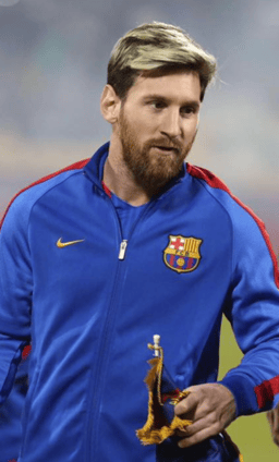 What is Lionel Messi's playing position?