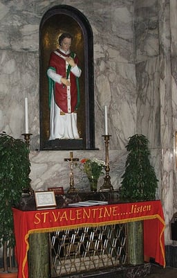 What is Saint Valentine's most well-known occupation?