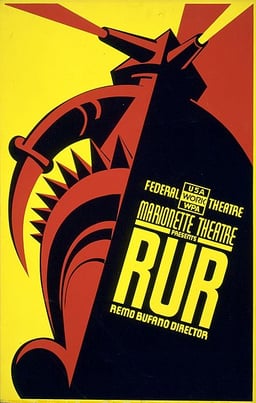 What does R.U.R. stand for in Čapek's play?