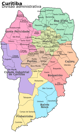 Curitiba shares a border with  [url class="tippy_vc" href="#5366706"]Pinhais[/url], [url class="tippy_vc" href="#4950267"]Almirante Tamandaré[/url] & [url class="tippy_vc" href="#6013353"]Fazenda Rio Grande[/url]. [br] Can you guess which has a larger population?