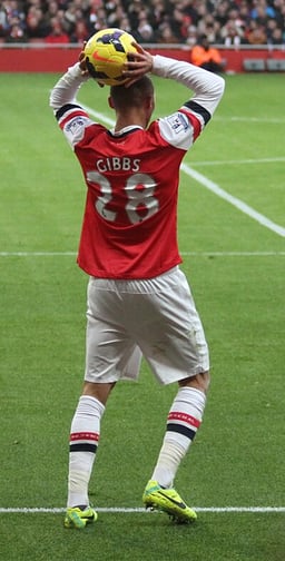 Which club was Kieran Gibbs playing for in 2021?
