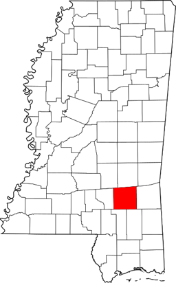 How many counties are included in the Mississippi Choctaw reservation?