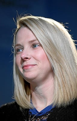Which prestigious magazine included Marissa Mayer in their annual list of the world's most powerful women?